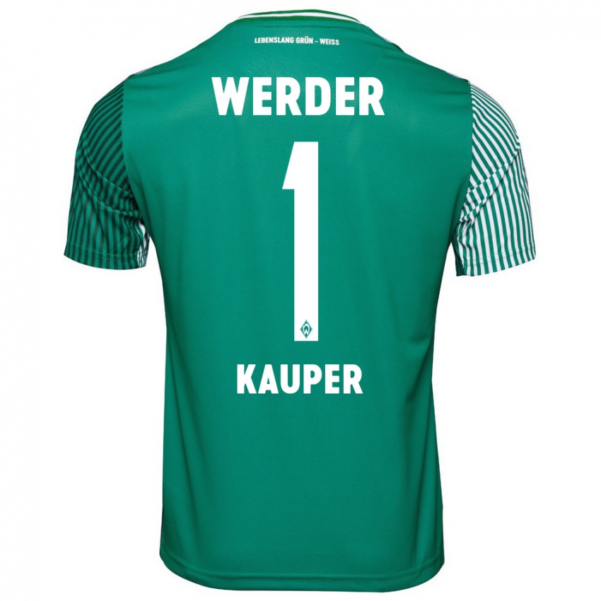 Hombre Camiseta Ben Käuper #1 Verde 1ª Equipación 2023/24 La Camisa Chile
