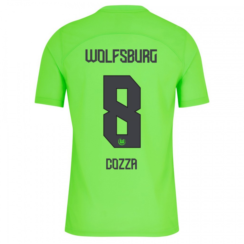 Hombre Camiseta Nicolas Cozza #8 Verde 1ª Equipación 2023/24 La Camisa Chile