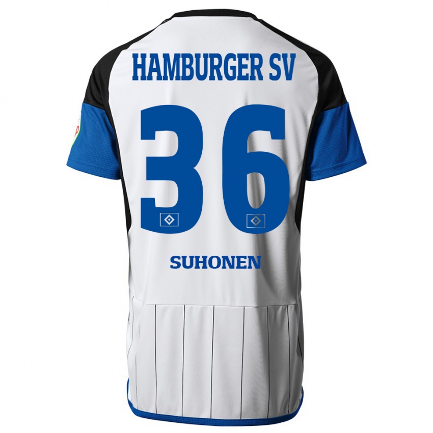 Hombre Camiseta Anssi Suhonen #36 Blanco 1ª Equipación 2023/24 La Camisa Chile