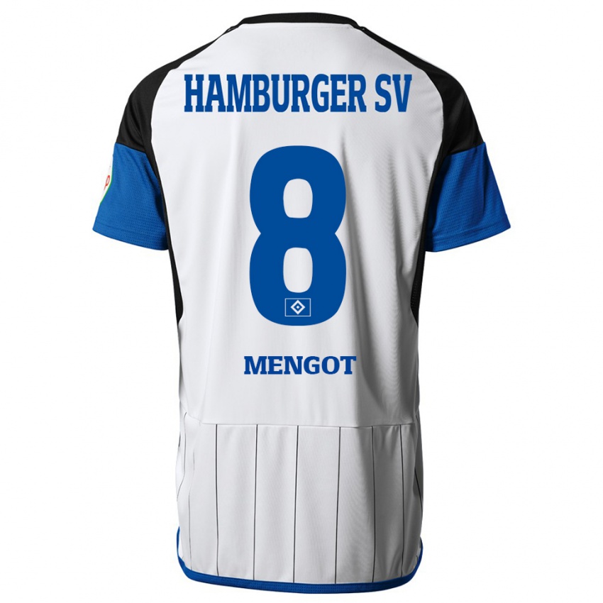 Hombre Camiseta Ayukayoh Mengot #8 Blanco 1ª Equipación 2023/24 La Camisa Chile