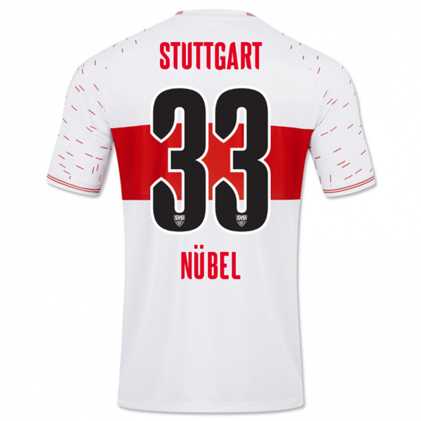 Hombre Camiseta Alexander Nübel #33 Blanco 1ª Equipación 2023/24 La Camisa Chile