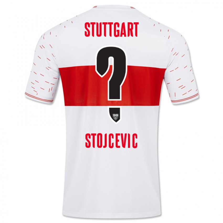 Hombre Camiseta Martin Stojcevic #0 Blanco 1ª Equipación 2023/24 La Camisa Chile