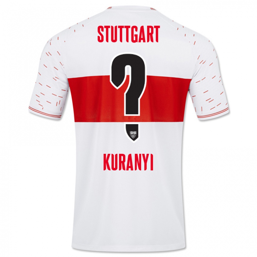 Hombre Camiseta Karlo Kuranyi #0 Blanco 1ª Equipación 2023/24 La Camisa Chile