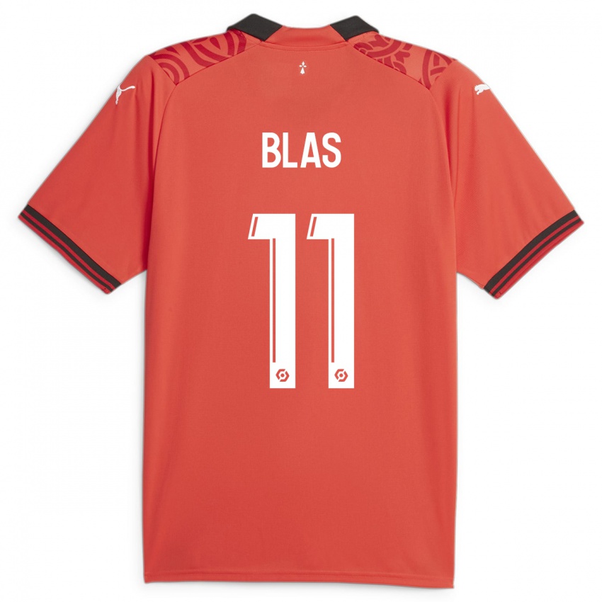 Hombre Camiseta Ludovic Blas #11 Rojo 1ª Equipación 2023/24 La Camisa Chile