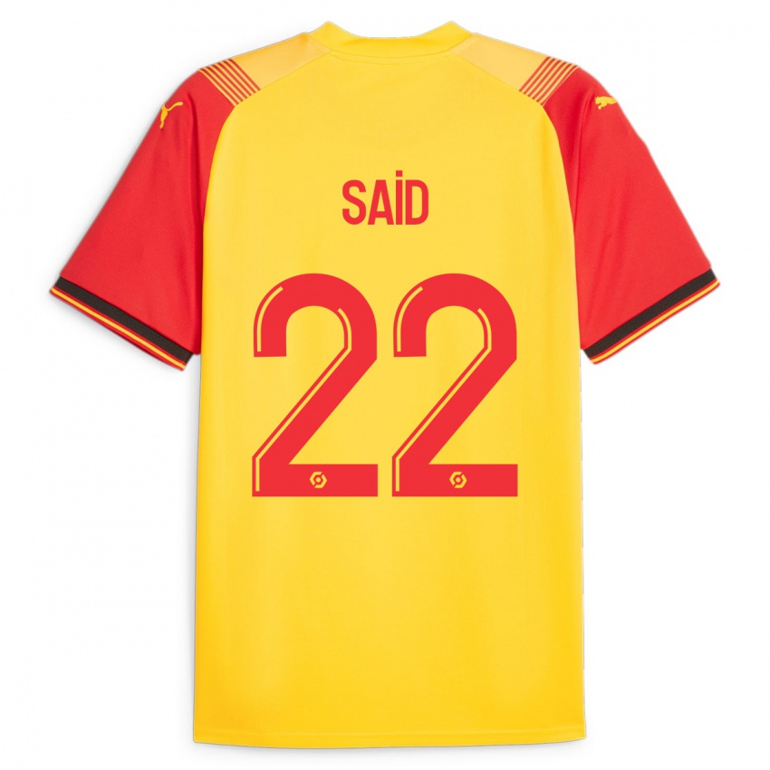 Hombre Camiseta Wesley Saïd #22 Amarillo 1ª Equipación 2023/24 La Camisa Chile