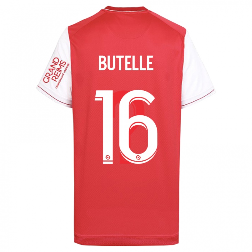 Hombre Camiseta Ludovic Butelle #16 Rojo 1ª Equipación 2023/24 La Camisa Chile