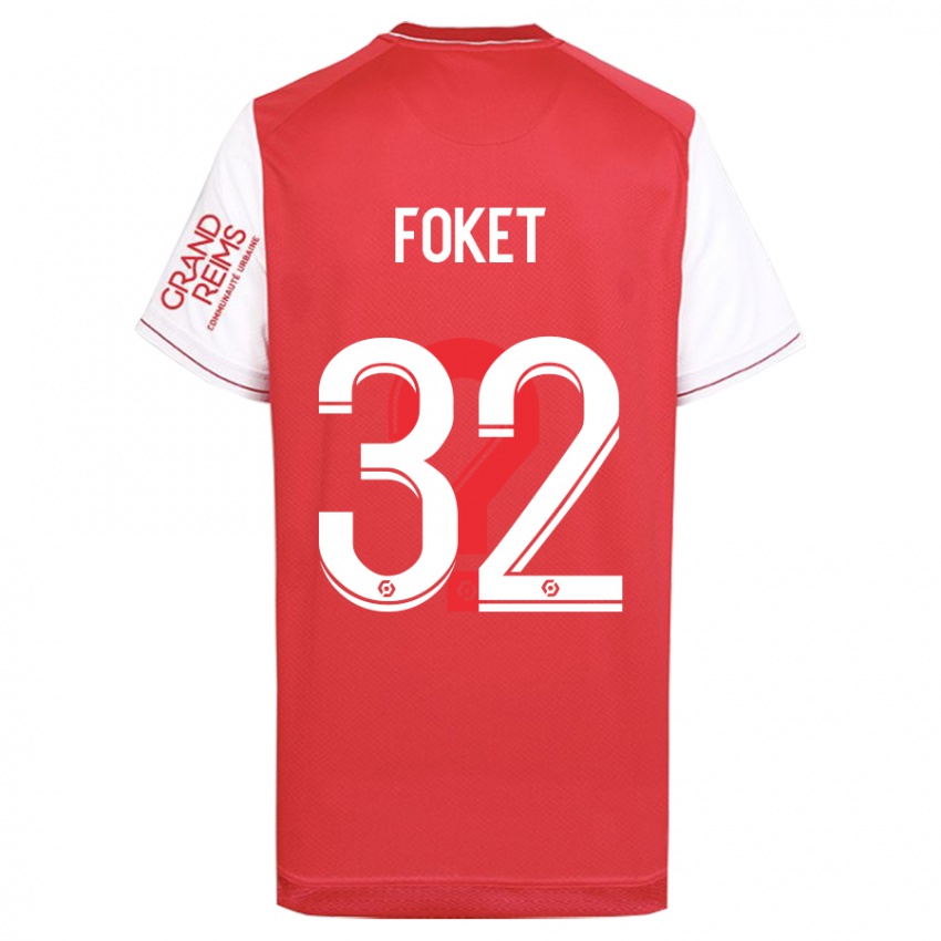 Hombre Camiseta Thomas Foket #32 Rojo 1ª Equipación 2023/24 La Camisa Chile