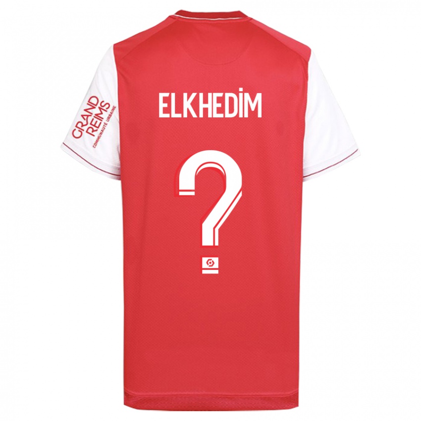 Hombre Camiseta Abdenoor Elkhedim #0 Rojo 1ª Equipación 2023/24 La Camisa Chile