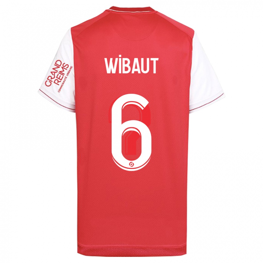 Hombre Camiseta Clara Wibaut #6 Rojo 1ª Equipación 2023/24 La Camisa Chile