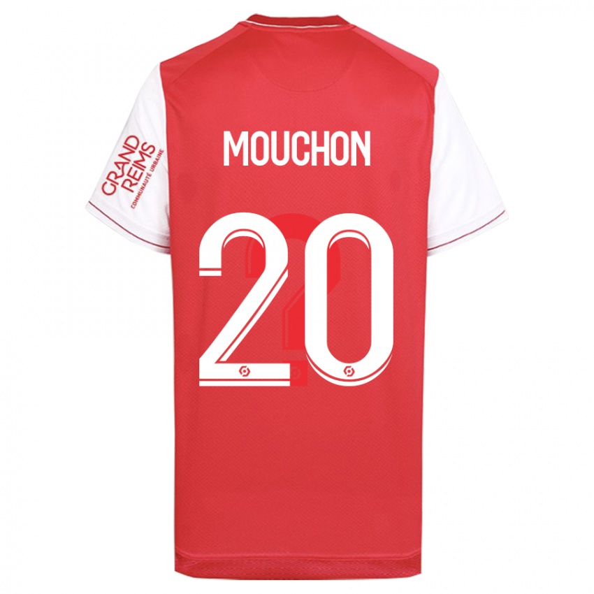 Hombre Camiseta Noemie Mouchon #20 Rojo 1ª Equipación 2023/24 La Camisa Chile