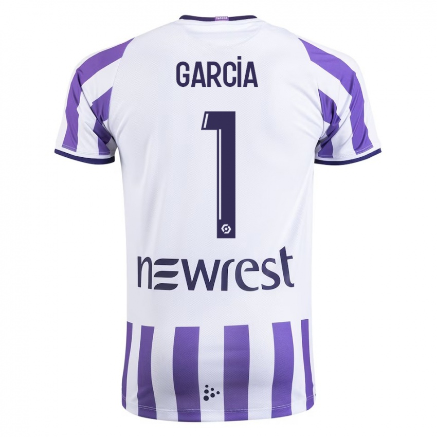 Hombre Camiseta Deborah Garcia #1 Blanco 1ª Equipación 2023/24 La Camisa Chile