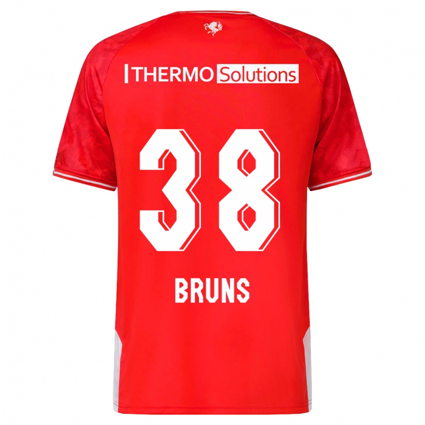 Hombre Camiseta Max Bruns #38 Rojo 1ª Equipación 2023/24 La Camisa Chile