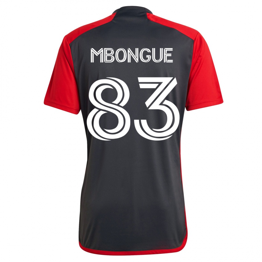 Hombre Camiseta Hugo Mbongue #83 Gris 1ª Equipación 2023/24 La Camisa Chile