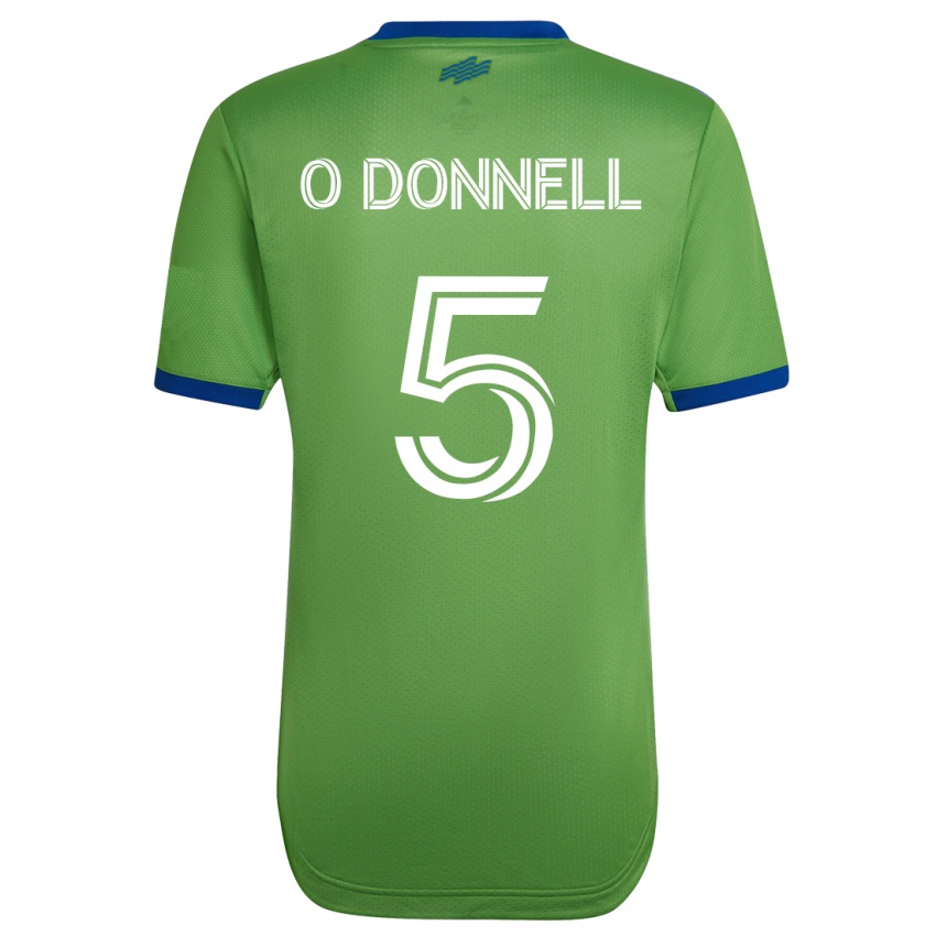 Hombre Camiseta Kristina O'donnell #5 Verde 1ª Equipación 2023/24 La Camisa Chile