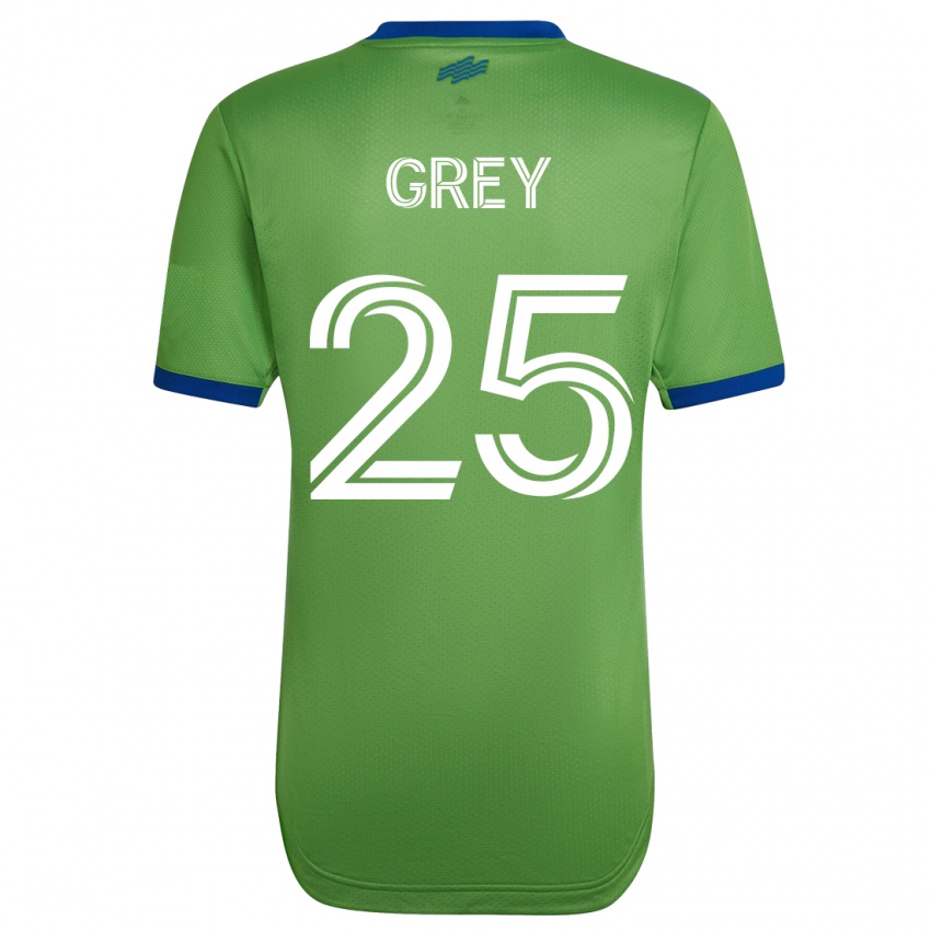 Hombre Camiseta Mireya Grey #25 Verde 1ª Equipación 2023/24 La Camisa Chile