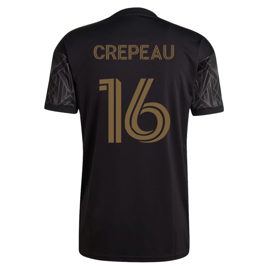 Hombre Camiseta Maxime Crépeau #16 Negro 1ª Equipación 2023/24 La Camisa Chile