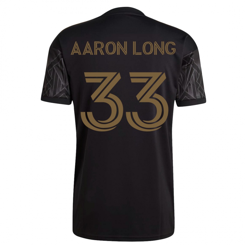 Hombre Camiseta Aaron Long #33 Negro 1ª Equipación 2023/24 La Camisa Chile