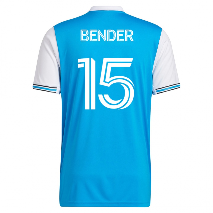 Hombre Camiseta Ben Bender #15 Azul 1ª Equipación 2023/24 La Camisa Chile