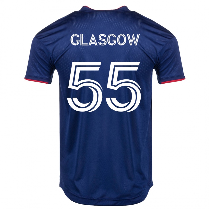 Hombre Camiseta Omari Glasgow #55 Armada 1ª Equipación 2023/24 La Camisa Chile