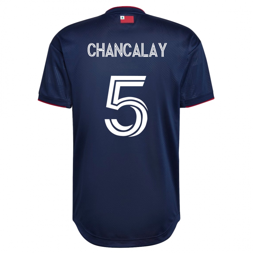 Hombre Camiseta Tomas Chancalay #5 Armada 1ª Equipación 2023/24 La Camisa Chile