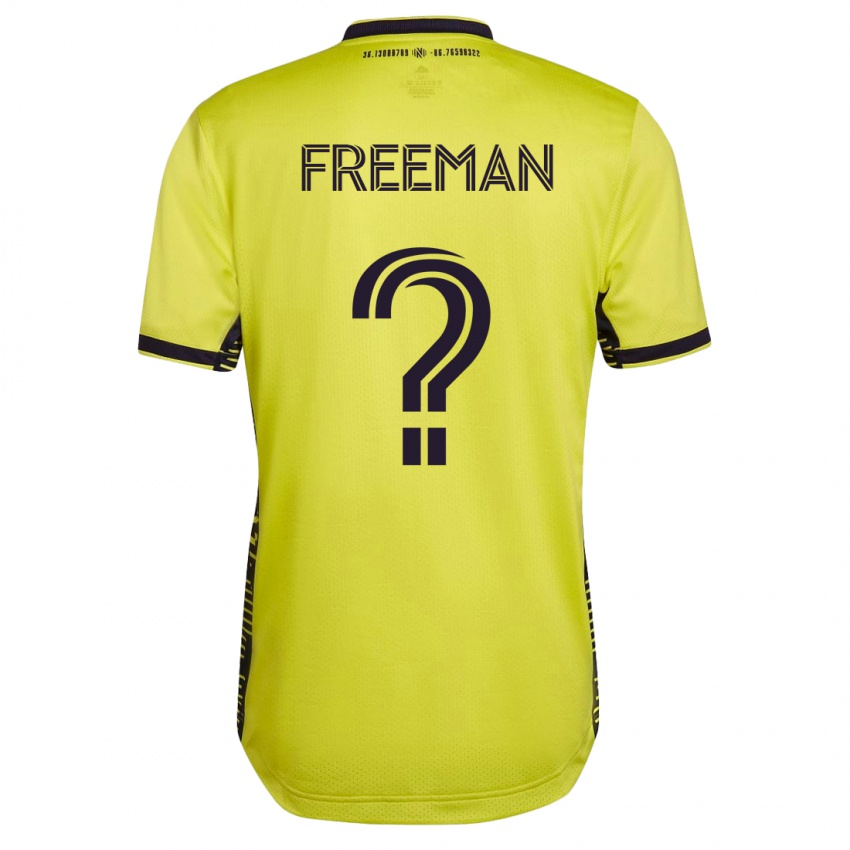 Hombre Camiseta Tyler Freeman #0 Amarillo 1ª Equipación 2023/24 La Camisa Chile