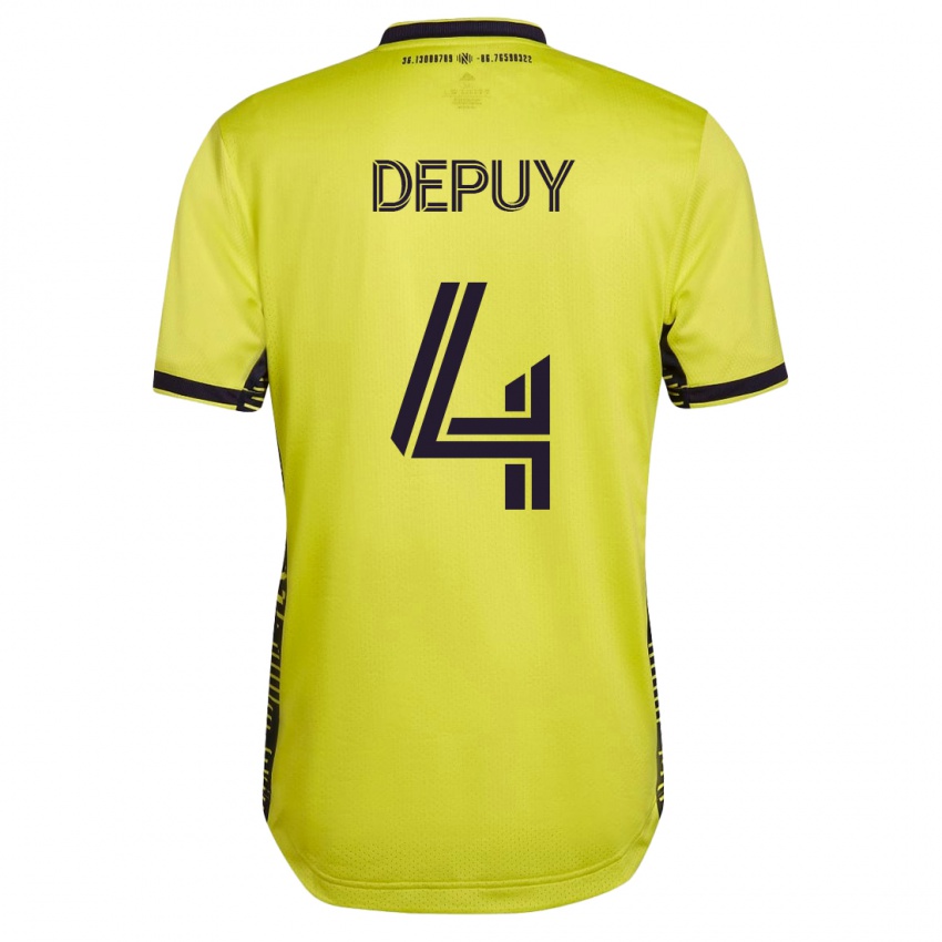 Hombre Camiseta Nick Depuy #4 Amarillo 1ª Equipación 2023/24 La Camisa Chile