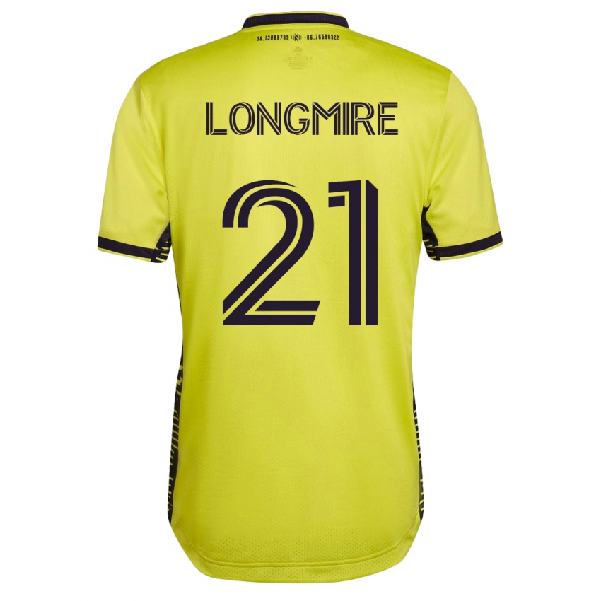 Hombre Camiseta Ahmed Longmire #21 Amarillo 1ª Equipación 2023/24 La Camisa Chile