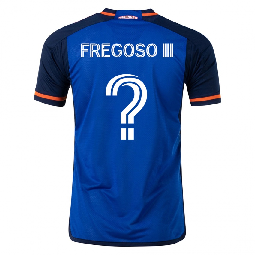 Hombre Camiseta Arturo Fregoso Iii #0 Azul 1ª Equipación 2023/24 La Camisa Chile