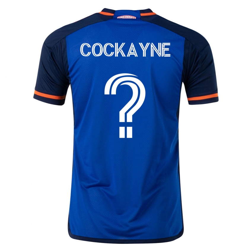 Hombre Camiseta Conner Cockayne #0 Azul 1ª Equipación 2023/24 La Camisa Chile