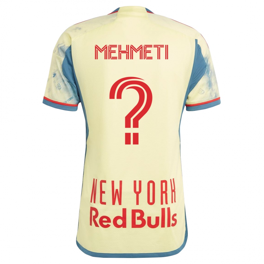 Hombre Camiseta Adri Mehmeti #0 Amarillo 1ª Equipación 2023/24 La Camisa Chile