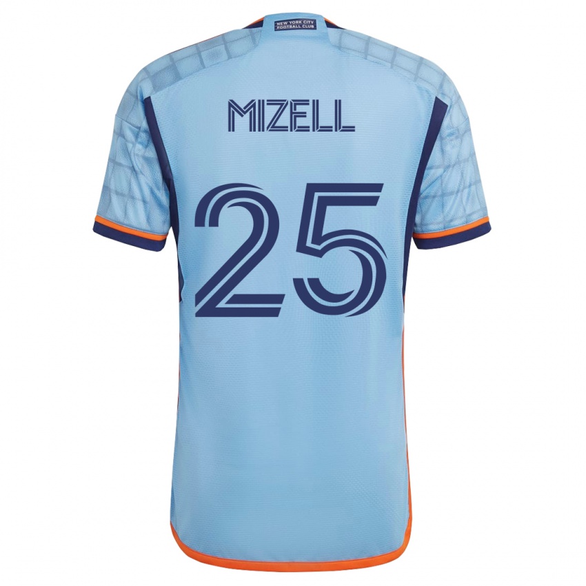 Hombre Camiseta Cody Mizell #25 Azul 1ª Equipación 2023/24 La Camisa Chile