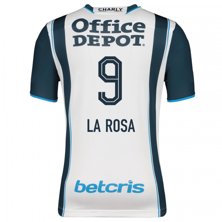 Hombre Camiseta Roberto De La Rosa #9 Armada 1ª Equipación 2023/24 La Camisa Chile