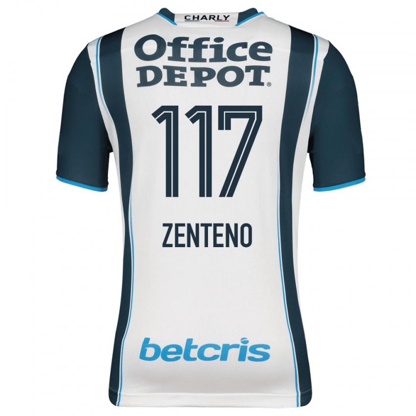 Hombre Camiseta Gustavo Zenteno #117 Armada 1ª Equipación 2023/24 La Camisa Chile