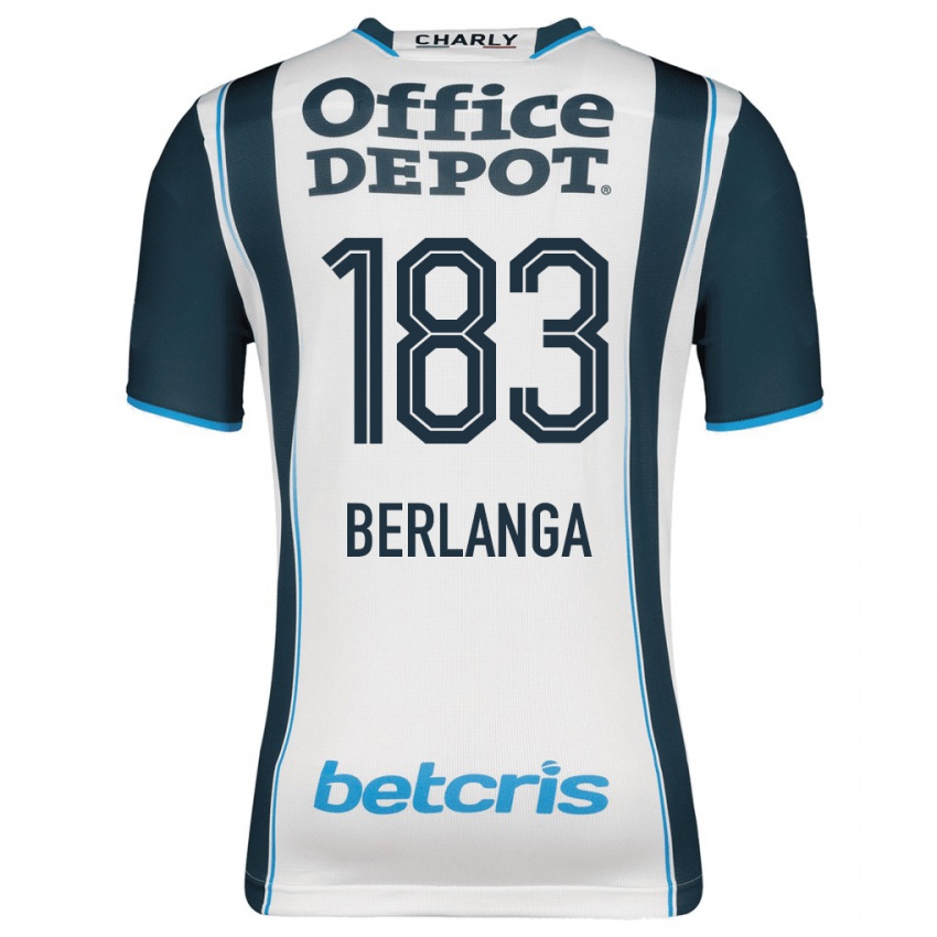 Hombre Camiseta Jorge Berlanga #183 Armada 1ª Equipación 2023/24 La Camisa Chile