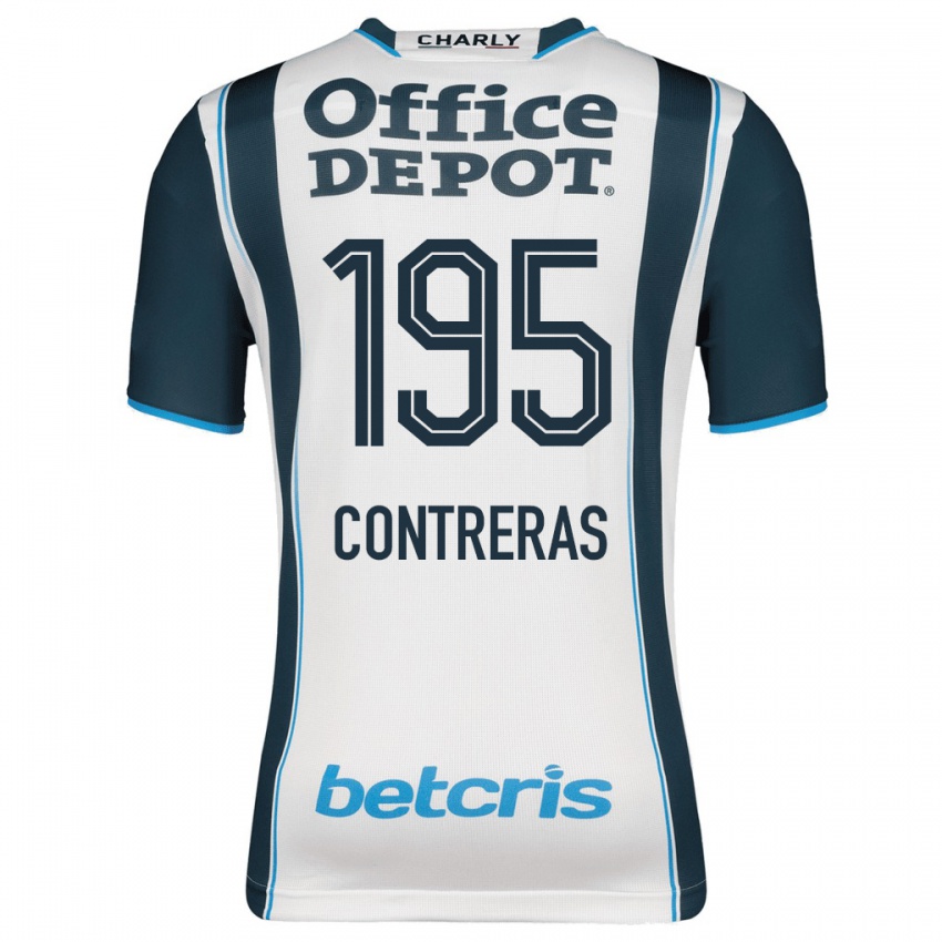 Hombre Camiseta Ari Contreras #195 Armada 1ª Equipación 2023/24 La Camisa Chile