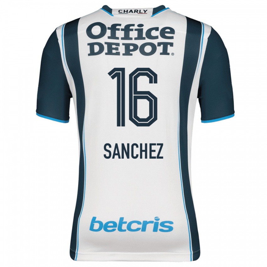 Hombre Camiseta Vanessa Sanchez #16 Armada 1ª Equipación 2023/24 La Camisa Chile