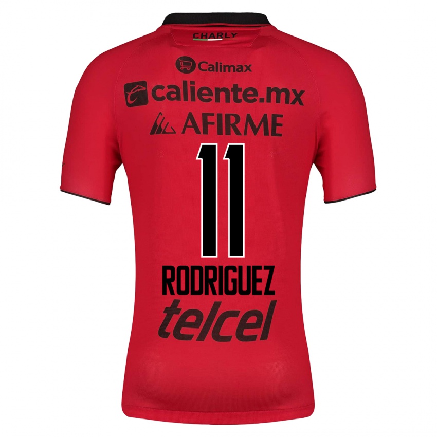 Hombre Camiseta Lucas Rodriguez #11 Rojo 1ª Equipación 2023/24 La Camisa Chile
