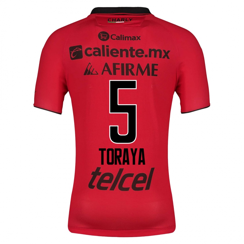 Hombre Camiseta Yadira Toraya #5 Rojo 1ª Equipación 2023/24 La Camisa Chile