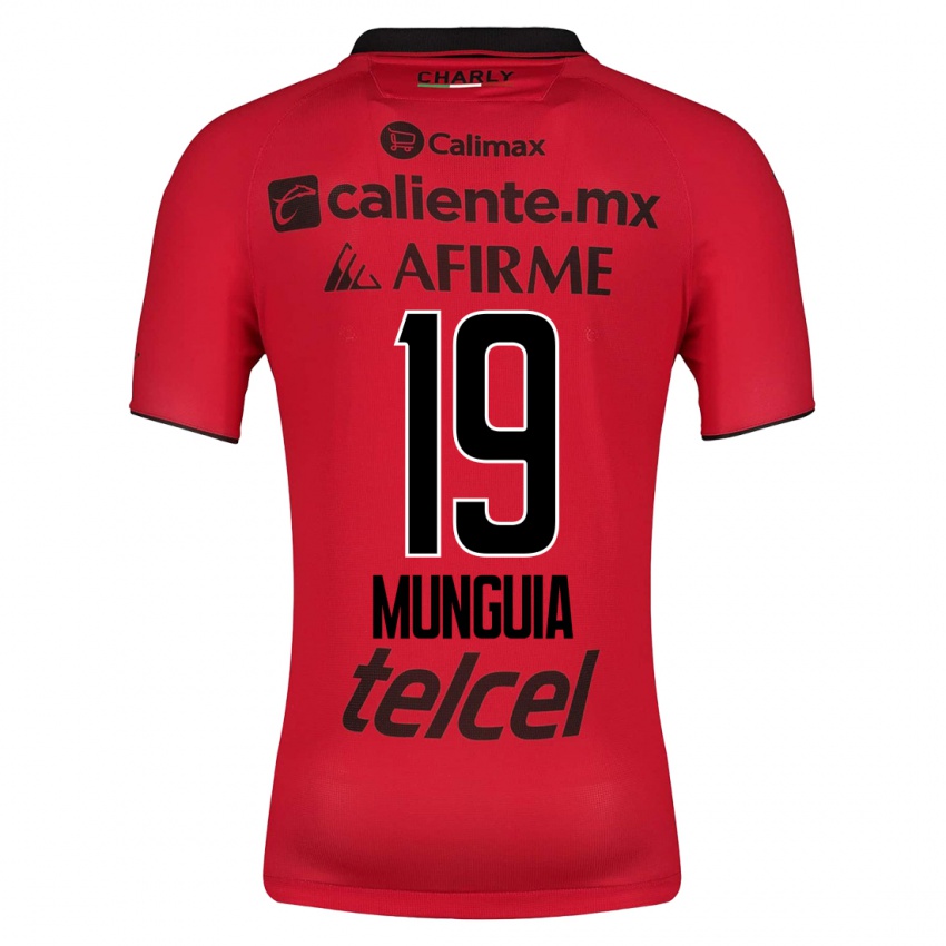 Hombre Camiseta Mariana Munguia #19 Rojo 1ª Equipación 2023/24 La Camisa Chile