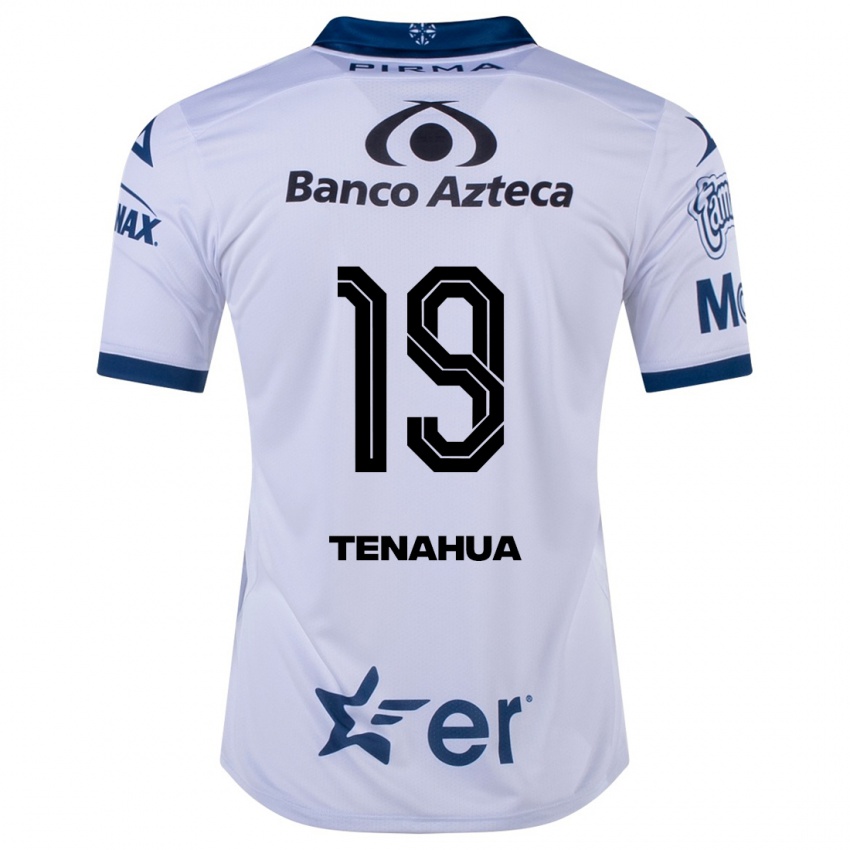 Hombre Camiseta Itzia Tenahua #19 Blanco 1ª Equipación 2023/24 La Camisa Chile