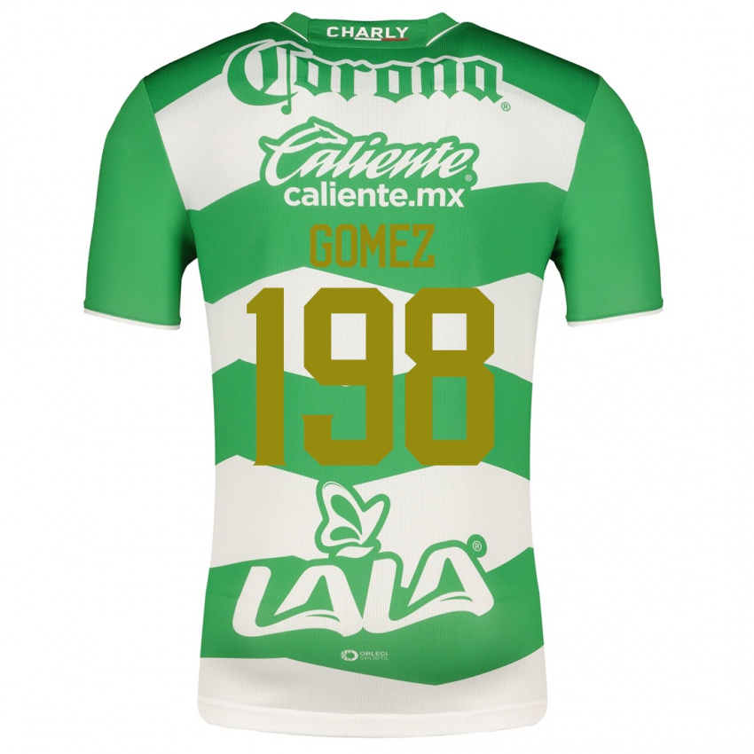 Hombre Camiseta Isaác Gómez #198 Verde 1ª Equipación 2023/24 La Camisa Chile