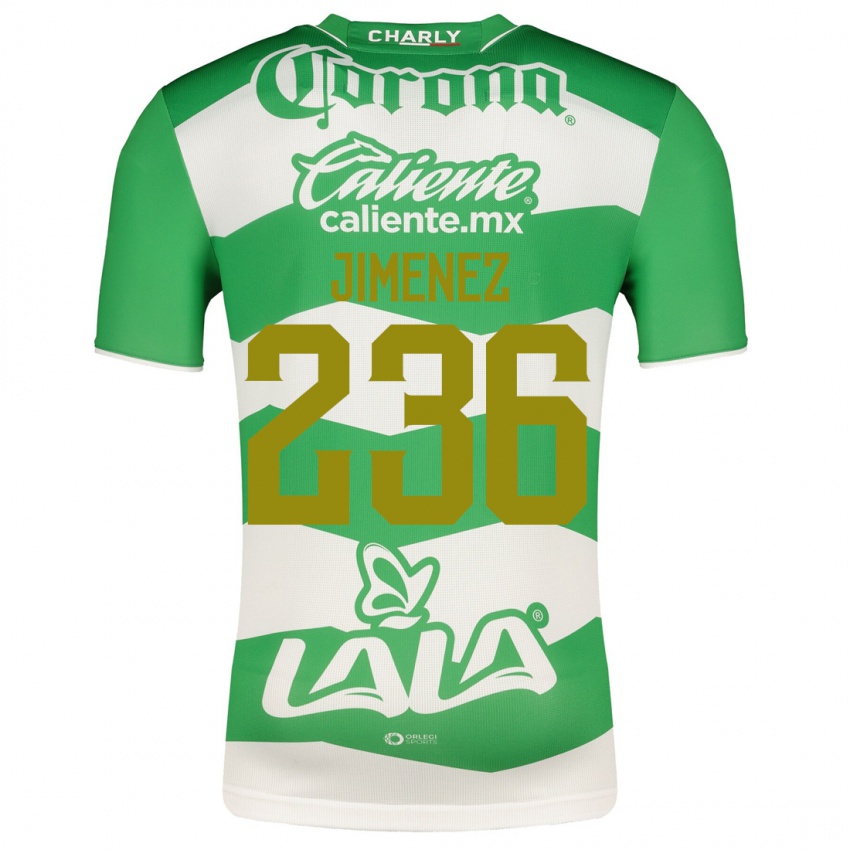 Hombre Camiseta Tahiel Jiménez #236 Verde 1ª Equipación 2023/24 La Camisa Chile