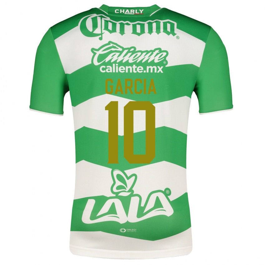 Hombre Camiseta Daniela Garcia #10 Verde 1ª Equipación 2023/24 La Camisa Chile