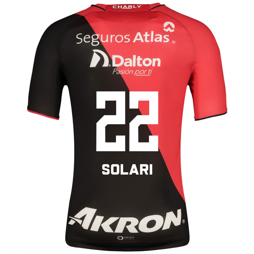 Hombre Camiseta Augusto Solari #22 Negro 1ª Equipación 2023/24 La Camisa Chile