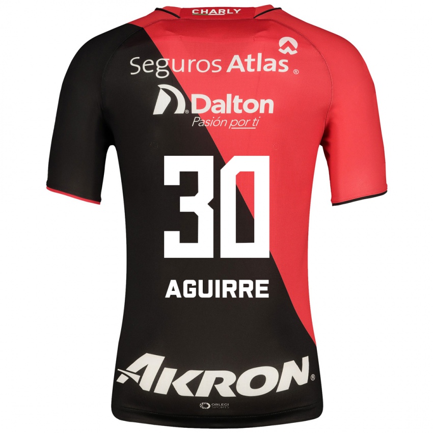 Hombre Camiseta Eduardo Aguirre #30 Negro 1ª Equipación 2023/24 La Camisa Chile