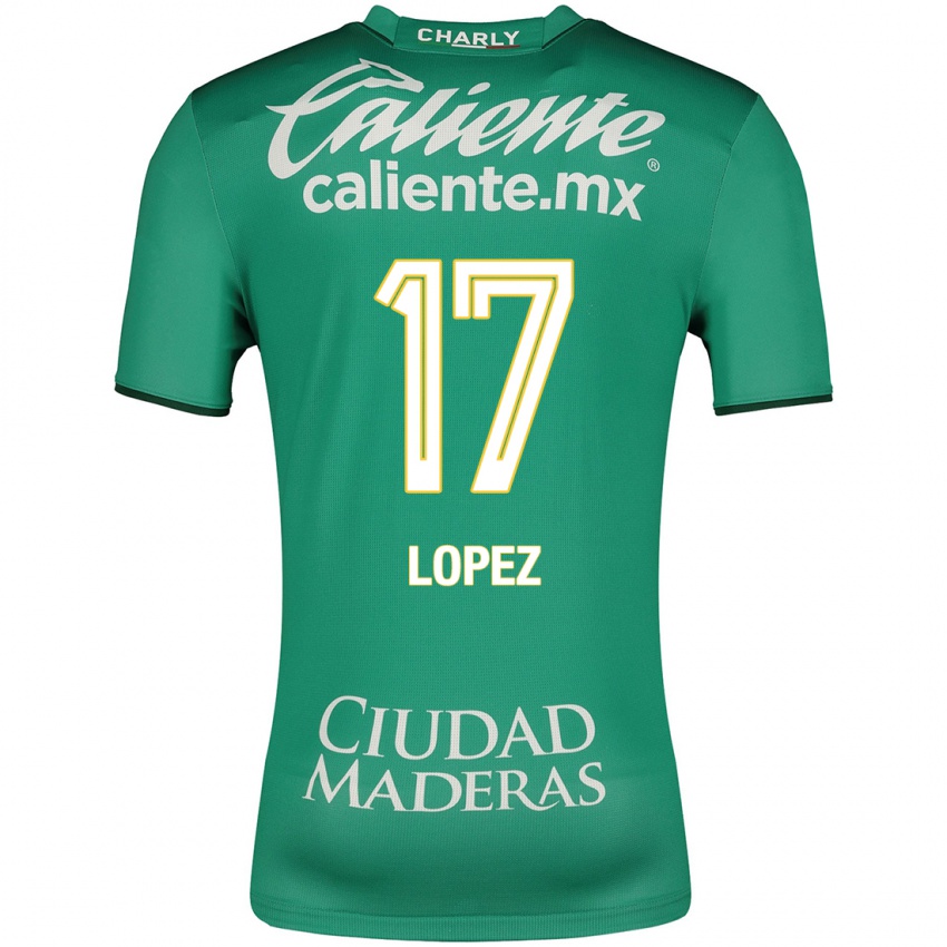 Hombre Camiseta Nicolas Lopez #17 Verde 1ª Equipación 2023/24 La Camisa Chile