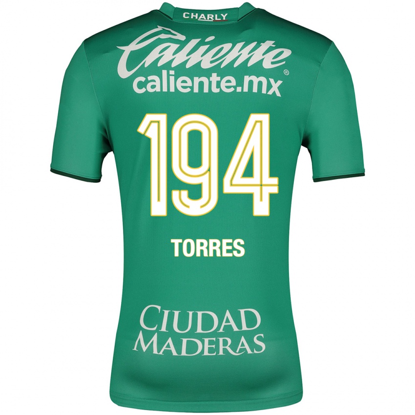 Hombre Camiseta Erick Torres #194 Verde 1ª Equipación 2023/24 La Camisa Chile