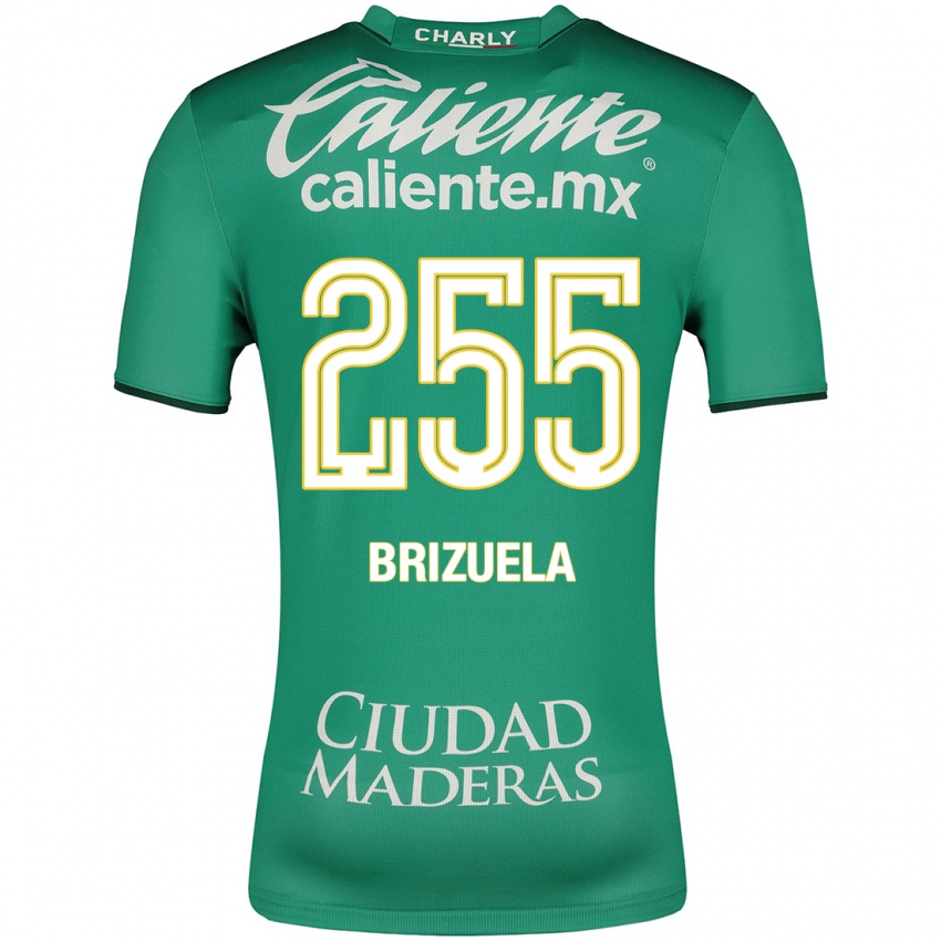 Hombre Camiseta Juan Brizuela #255 Verde 1ª Equipación 2023/24 La Camisa Chile