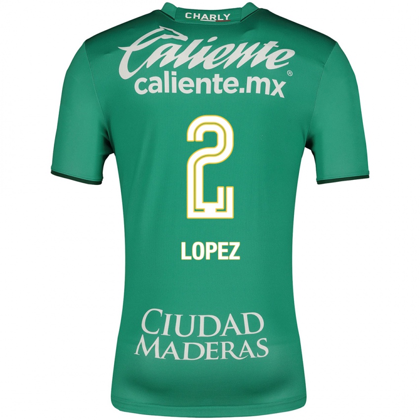 Hombre Camiseta Vanessa Lopez #2 Verde 1ª Equipación 2023/24 La Camisa Chile