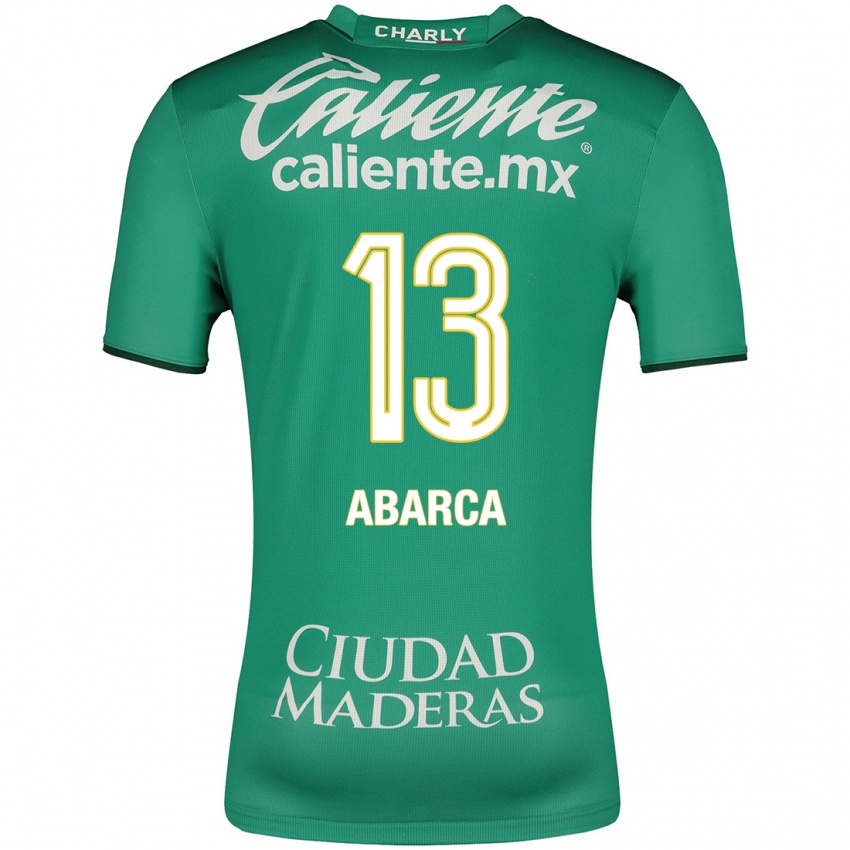 Hombre Camiseta Vidalia Abarca #13 Verde 1ª Equipación 2023/24 La Camisa Chile